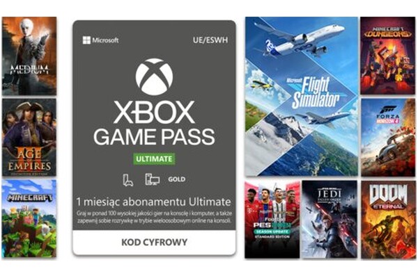 Game Pass Ultimate 1 miesiąc PC, Xbox (One/Series S/X)