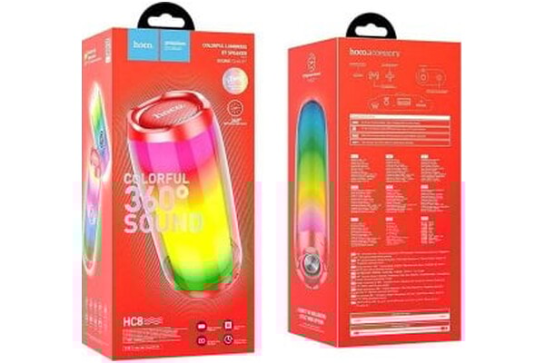głośnik Bluetooth HOCO HC8 czerwony