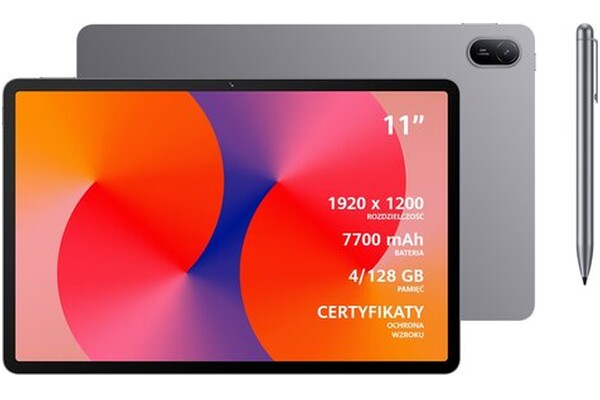 Tablet Huawei MatePad 11 11.00" HiSilicon Kirin 710A 4.0GB/128GB, WiFi, szary