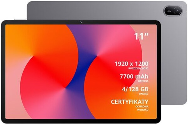Tablet Huawei MatePad 11 11.00" HiSilicon Kirin 710A 4.0GB/128GB, WiFi, szary