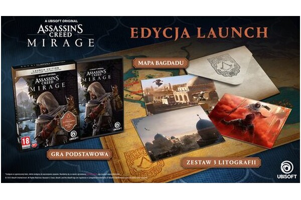 ASSASSINS CREED MIRAGE Edycja Premierowa Xbox (One/Series X)