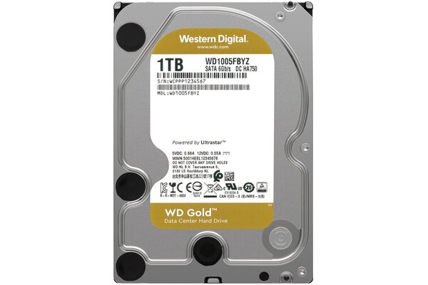 Dysk wewnętrzny WD Gold HDD SATA (3.5") 1TB