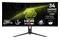 Monitor 34.0" MSI MAG MAG 342CQR czarny