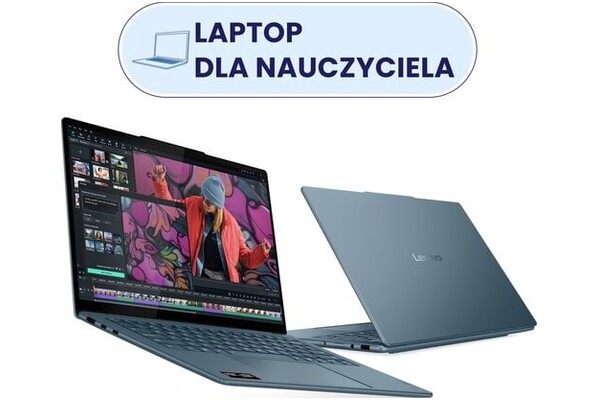 Laptop Lenovo Yoga Slim 7 14.0" AMD Ryzen AI 5 340 340 AMD Radeon 840M 16GB 1TB SSD Windows 11 Home niebieski