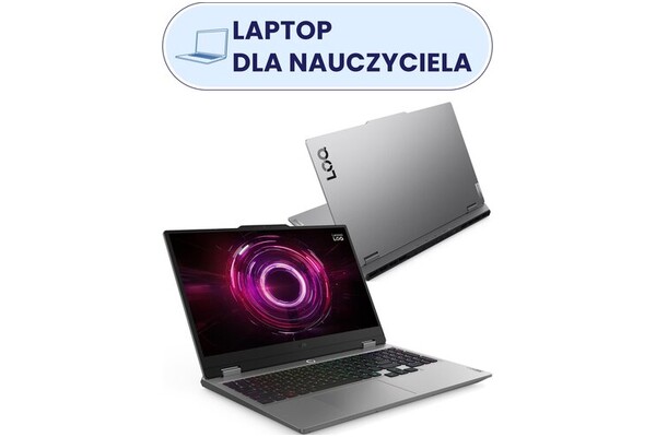 Laptop Lenovo LOQ 15 15.6" AMD Ryzen 7 250 Nvidia GeForce RTX 5060 32GB 512GB SSD Windows 11 Home szary