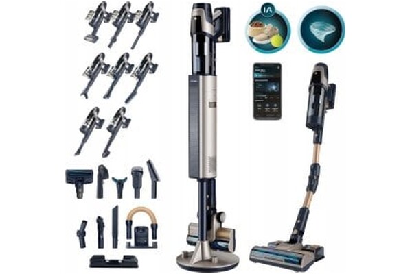 Odkurzacz Cecotec 11500 Conga Rockstar IA Connected Ergowet pionowy z pojemnikiem