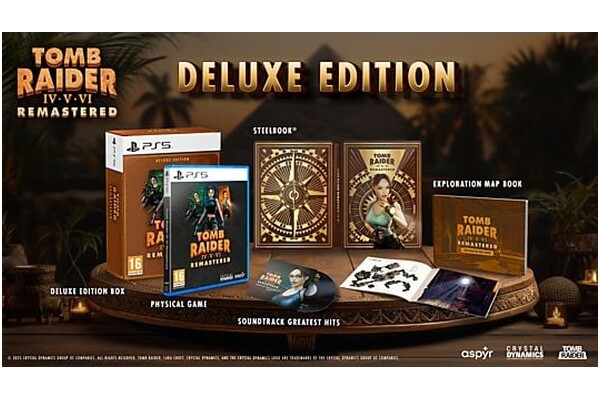 Tomb Raider IV VI Remastered Starring Lara Croft Edycja Deluxe PlayStation 5