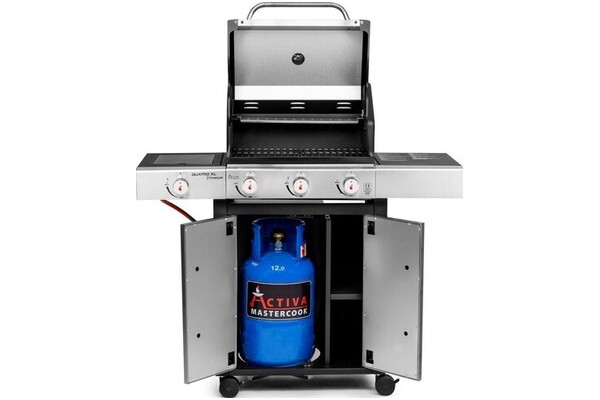Grill gazowy ACTIVA Quatro palniki 3+1szt moc 9.0kW
