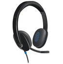 Słuchawki Logitech H540 Nauszne Przewodowe czarno-niebieski