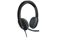 Słuchawki Logitech H540 Nauszne Przewodowe czarno-niebieski