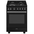 Kuchnia Smeg CX61GMBL płyta gazowa, piekarnik elektryczny