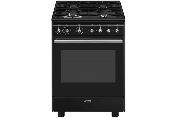 Kuchnia Smeg CX61GMBL płyta gazowa, piekarnik elektryczny