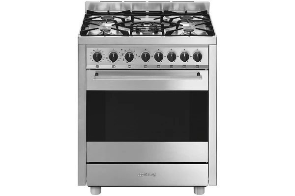 Kuchnia Smeg B71GMX2 płyta gazowa, piekarnik elektryczny