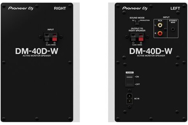 Kolumny Pioneer DM-40DW 19W, 2szt., biały
