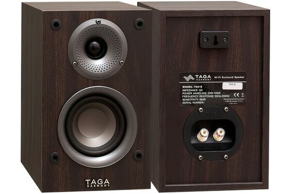Kolumny TAGA Harmony TAV-507 330W, 5szt., wenge
