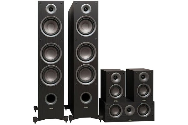 Kolumny TAGA Harmony TAV-507 330W, 5szt., czarny