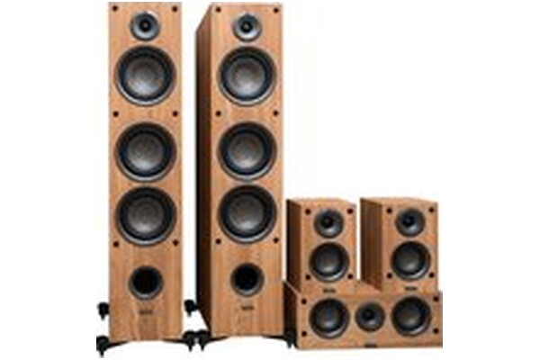 Kolumny TAGA Harmony TAV-507 330W, 5szt., Jasny dąb