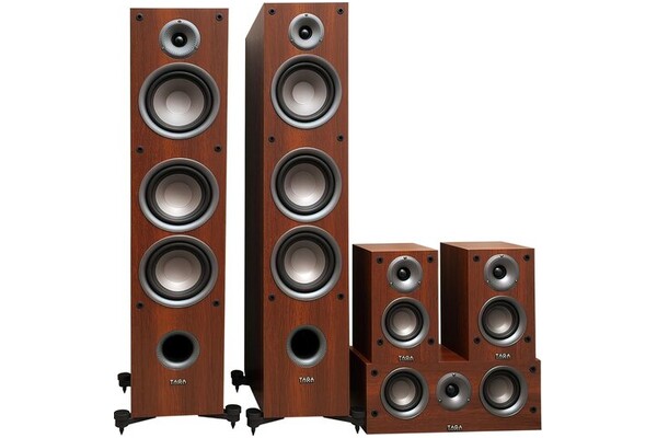 Kolumny TAGA Harmony TAV-507 330W, 5szt., Orzech