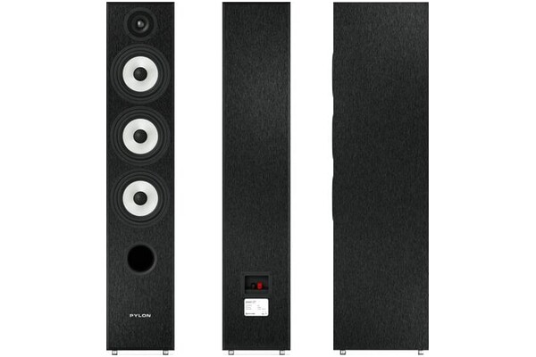 Kolumna Pylon Audio Pearl 27 100W, 1szt., czarne szczotkowane aluminium
