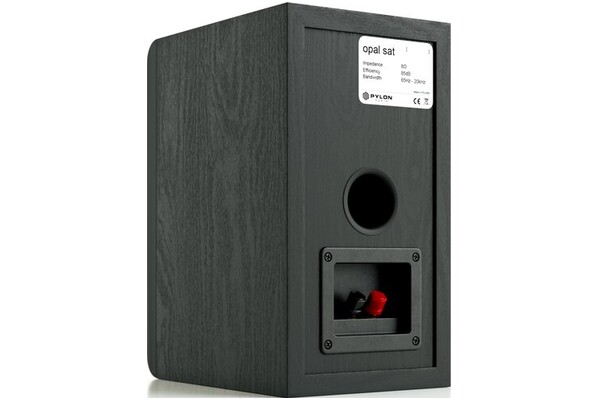 Kolumny Pylon Audio Opal Sat 40W, 2szt., Czarny jesion