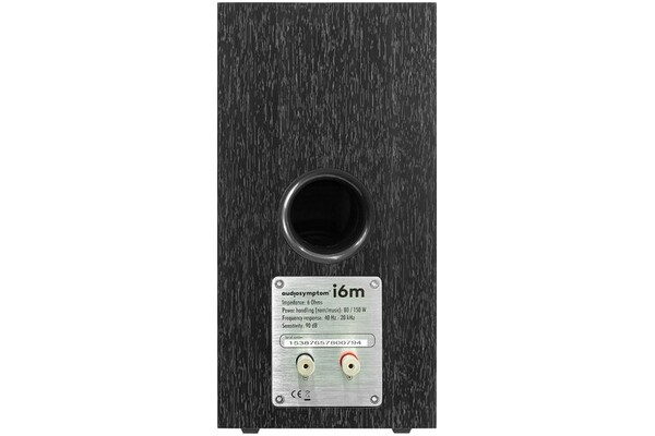 Kolumny Audiosymptom I6M 80W, 2szt., Czarny Carbon