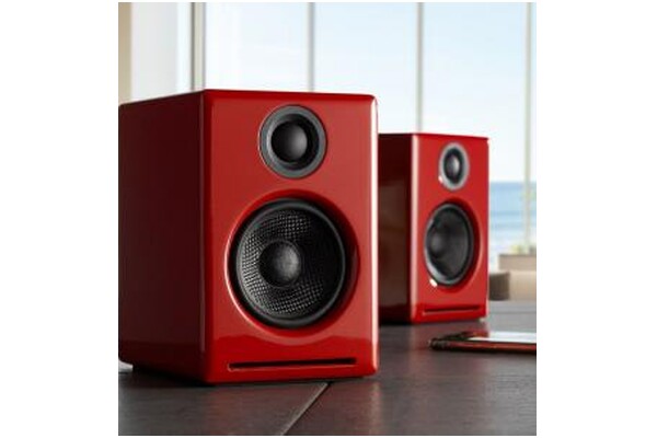 Kolumny Audioengine A2+ BT 30W, 2szt., czerwony