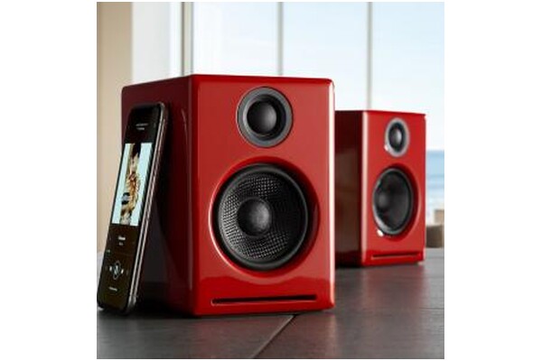 Kolumny Audioengine A2+ BT 30W, 2szt., czerwony