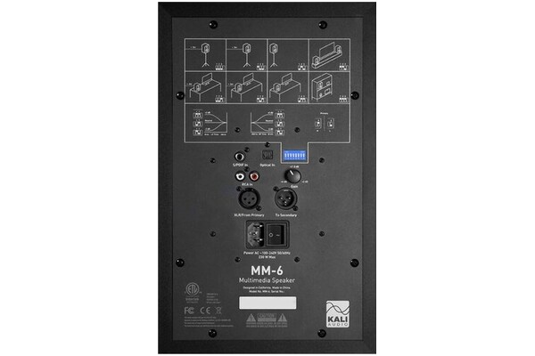 Kolumna Kali Audio MM-6 40W, 1szt., czarny