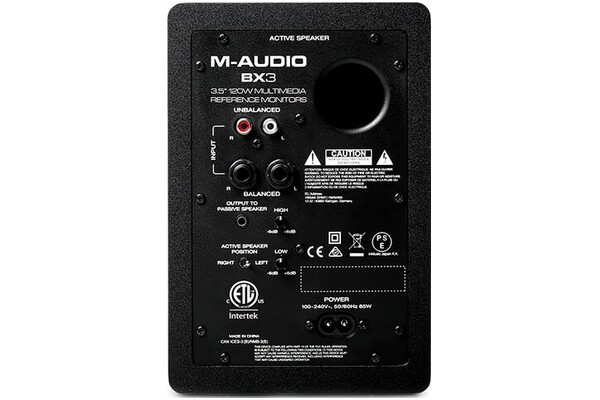 Kolumny M-Audio BX3 25W, 2szt., czarny