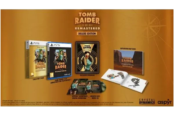 Tomb Raider I III Remastered Starring Lara Croft Edycja Deluxe PlayStation 5