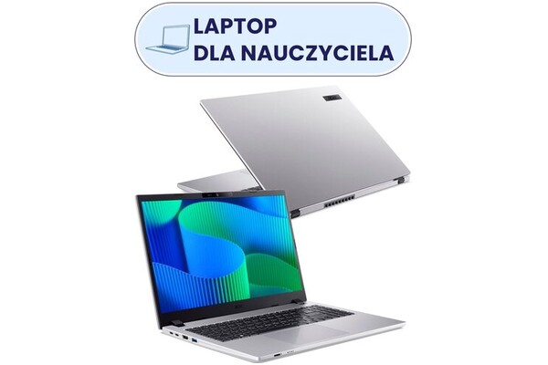 Laptop ACER TravelMate P2 15.6" Intel Core i5 1334U INTEL UHD 16GB 512GB SSD Windows 11 Home srebrny