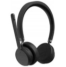 Słuchawki Lenovo Stereo Nauszne Bezprzewodowe czarny