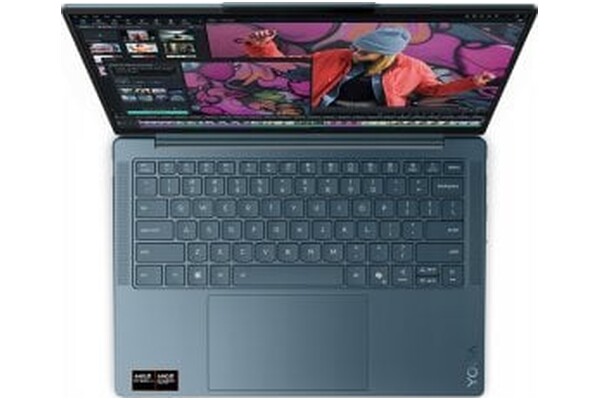 Laptop Lenovo Yoga Slim 7 14.0" AMD Ryzen AI 5 340 340 AMD Radeon 840M 16GB 512GB SSD M.2 Windows 11 Home srebrny