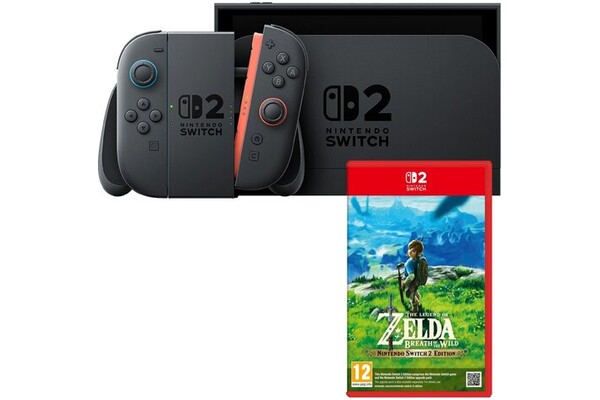Konsola Nintendo Switch 2 czarny + The Legend of Zelda