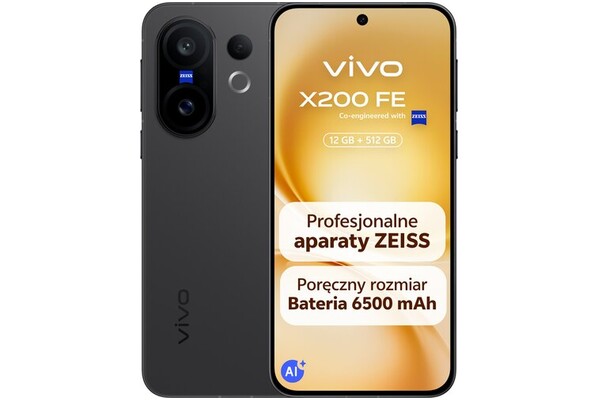 Smartfon vivo X200 5G czarny 6.31" 12.0GB/512.0GB