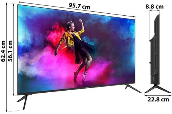 Telewizor KIANO 43" 4K Ultra HD Elegance 43