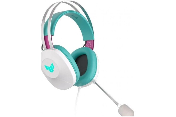 Słuchawki ASUS TUF Gaming H1 Nauszne Przewodowe biały