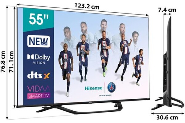 Telewizor Hisense 55" 4K Ultra HD 55A63H