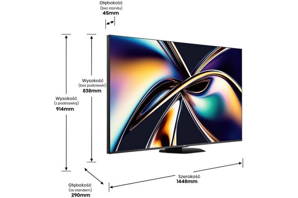 Telewizor Hisense 65" 4K Ultra HD 65U8Q