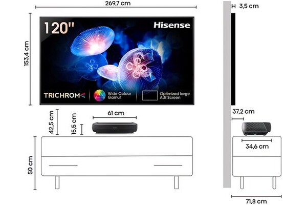Telewizor Hisense 120" 4K Ultra HD 120L9H