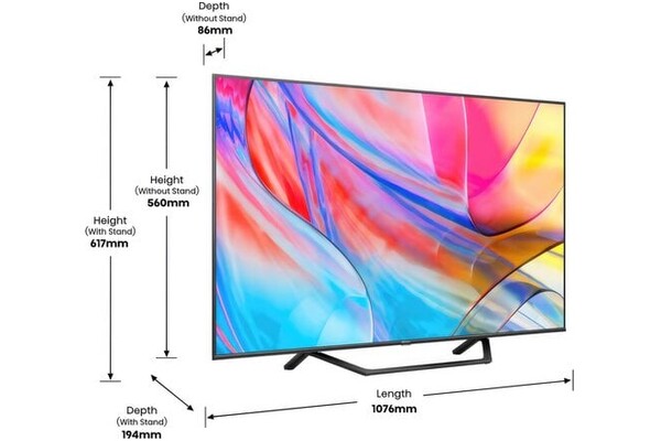 Telewizor Hisense 43" 4K Ultra HD 43A7KQ