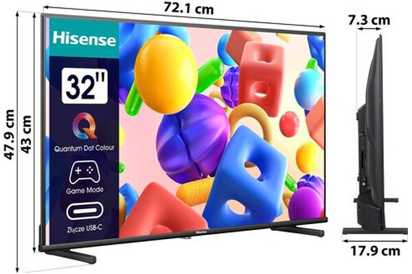Telewizor Hisense 32" Full HD 32A5KQ