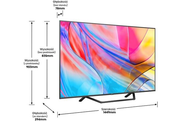 Telewizor Hisense 65" 4K Ultra HD 65A7KQ