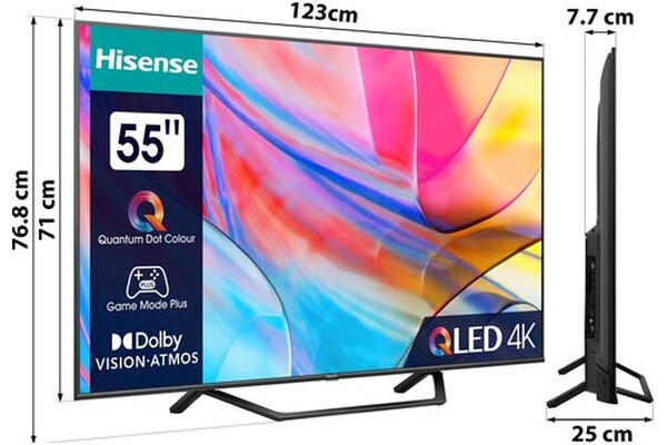 Telewizor Hisense 55" 4K Ultra HD 55A7KQ