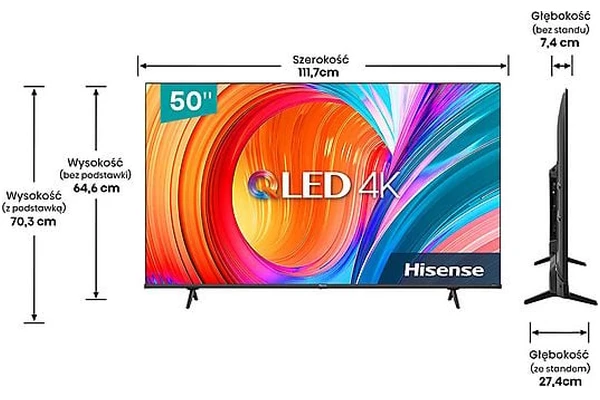 Telewizor Hisense 50" 4K Ultra HD 50E7KQ