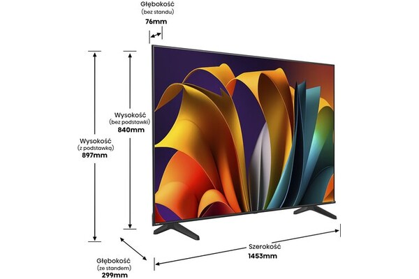 Telewizor Hisense 65" 4K Ultra HD 65A6N