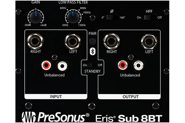 Subwoofer Aktywny PreSonus Eris Sub8 , czarny