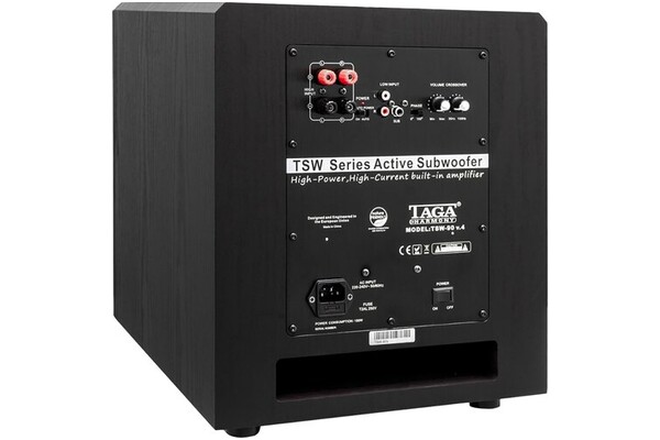 Subwoofer Aktywny TAGA Harmony TSW-90 V4 , czarny