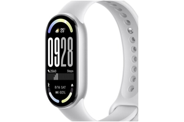 Smartband Xiaomi Mi Band 1.72" srebrny