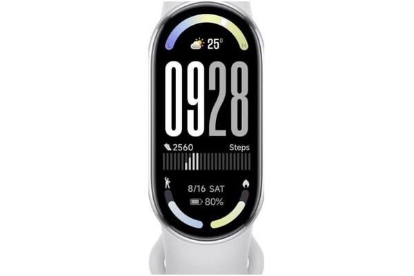 Smartwatch Xiaomi Mi Band 1.70" srebrny